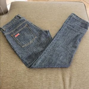 Marc Jacobs ankle straight leg jeans.